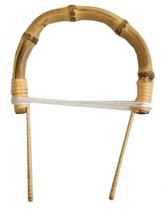 ANSE DE THEIERE BAMBOU ROND M6 - DIAMETRE 10 CM