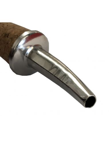 BEC VERSEUR AVEC LIEGE NATUREL POUR HUILIER