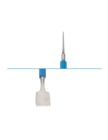 OUTIL DOUBLE POINTE ET PEIGNE