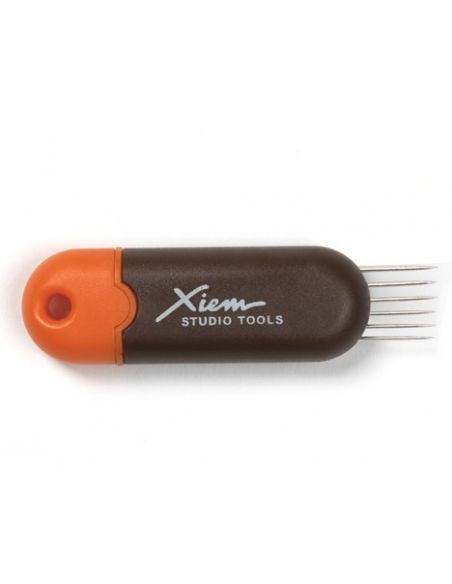 PEIGNE RETRACTABLE A 6 DENTS