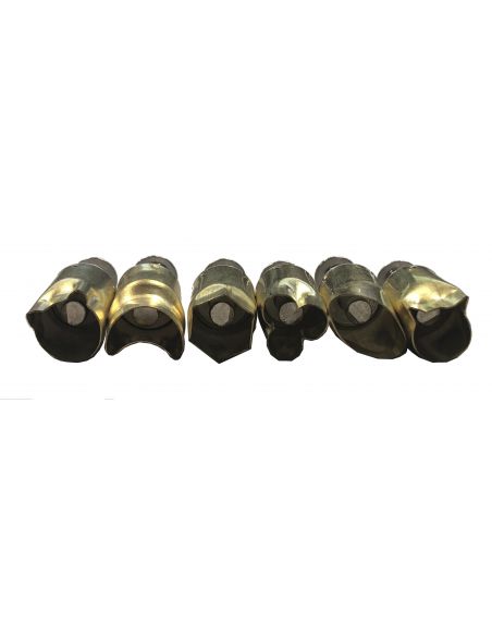 SET DE 6 EMPORTE PIECES LAITON SERIE B