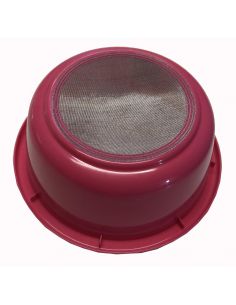 TAMIS PLASTIQUE ROUGE MESH60 Ø160mm 2