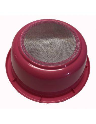 TAMIS PLASTIQUE ROUGE MESH60 Ø160mm