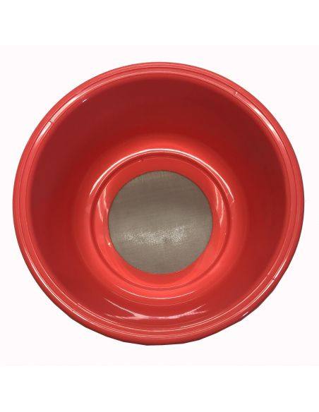 TAMIS PLASTIQUE ROUGE MESH60 Ø240mm