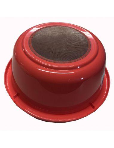 TAMIS PLASTIQUE ROUGE MESH60 Ø240mm