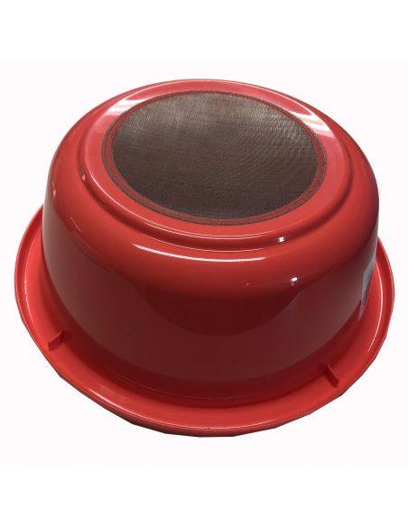 TAMIS PLASTIQUE ROUGE MESH60 Ø240mm