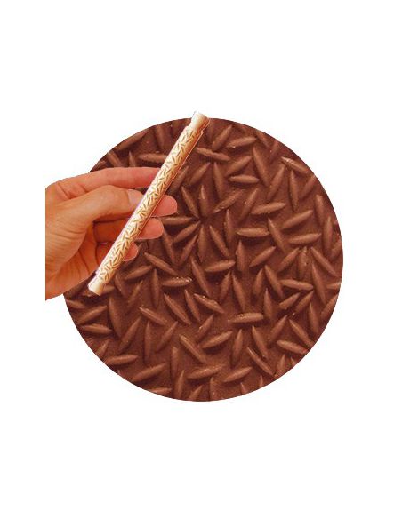 R04 -MINI ROULEAU A TEXTURER - 16 CM - RIZ
