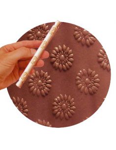 R09 MINI ROULEAU A TEXTURER TOURNESOLS DOUBLES