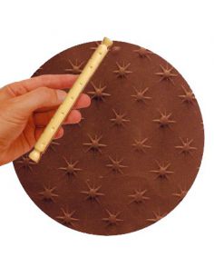 R17 MINI ROULEAU A TEXTURER PETITES ETOILES