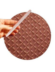 R35 -MINI ROULEAU A TEXTURER - 16 CM - LOSANGES