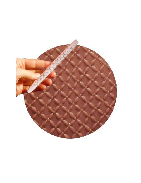 R35 -MINI ROULEAU A TEXTURER - 16 CM - LOSANGES