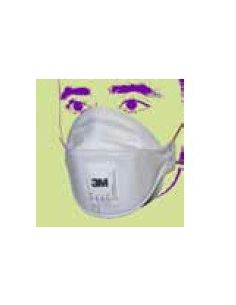 MASQUE  DE PROTECTION JETABLE PLIABLE AVEC SOUPAPE 2