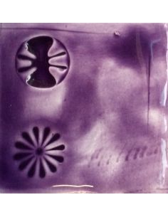 sur faïence blanche  