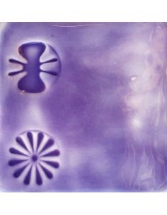 sur faïence blanche  