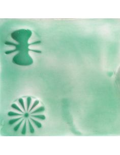 sur faïence blanche  