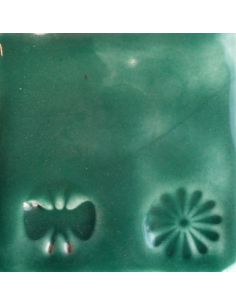 sur faïence blanche  