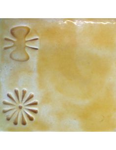 sur faïence blanche  