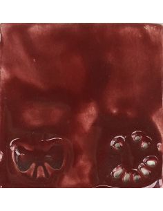 sur faïence blanche