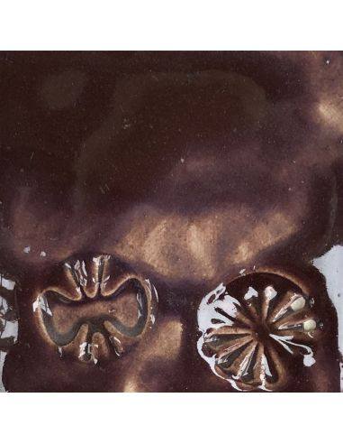 sur faïence blanche