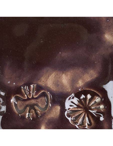 sur faïence blanche