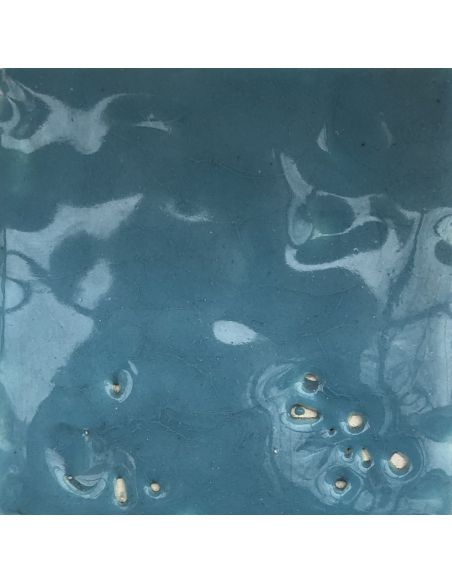 sur faïence blanche