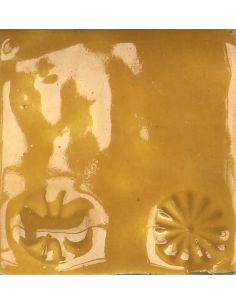 sur faïence blanche