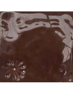 sur faïence blanche