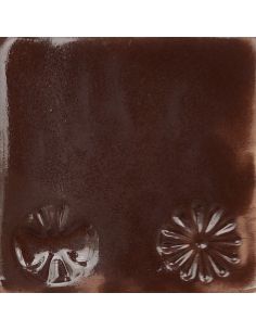 sur faïence blanche