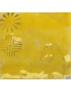 sur faïence blanche