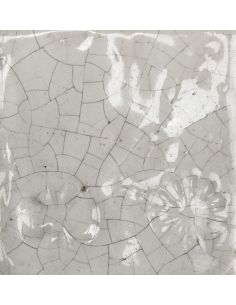 sur faïence blanche