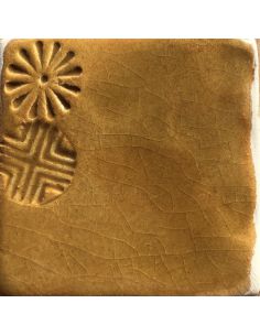 Sur faïence blanche