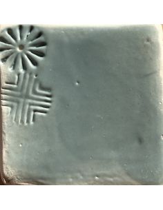 Sur faïence blanche