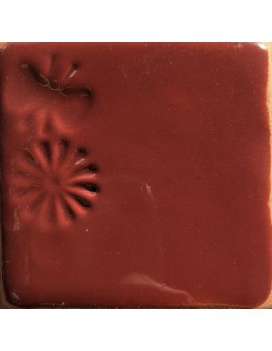 Sur faïence rouge