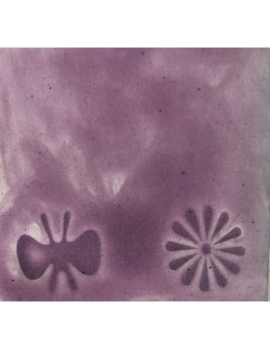 Sur faïence blanche