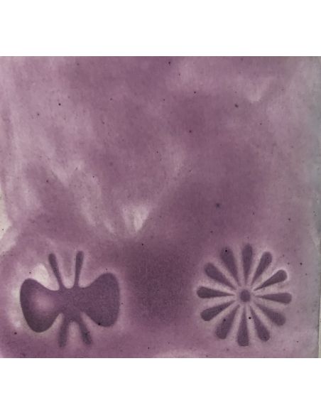 Sur faïence blanche