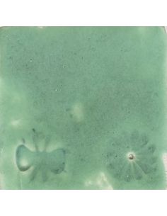 Sur faïence blanche