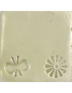 Sur faïence blanche