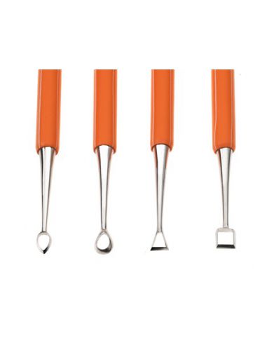 KIT DE 4 MIRETTES DOUBLE INOXIDABLE