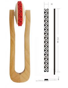 ROULEAU A TEXTURER POUR FRISE n°04 2