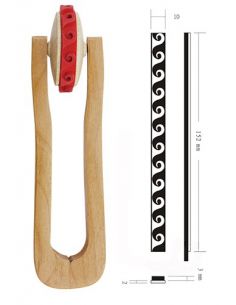 ROULEAU A TEXTURER POUR FRISE n°08 2