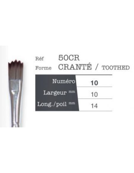 PINCEAU CRÉATIF CRANTÉ