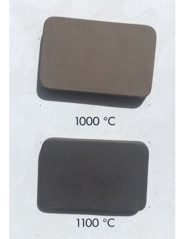 Grès NOIR de basse température à chamotte...