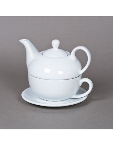 THEIERE EGOISTE AVEC SOUCOUPE