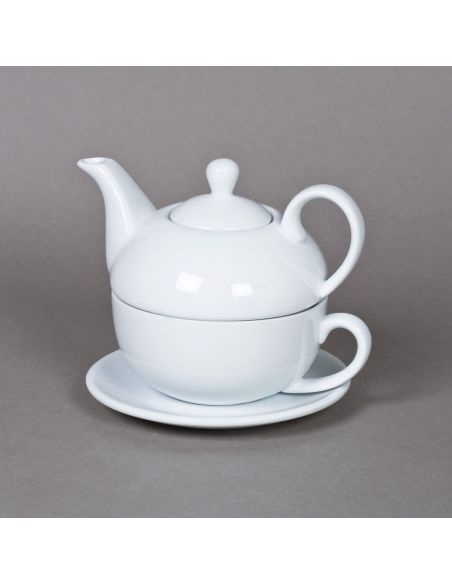 THEIERE EGOISTE AVEC SOUCOUPE