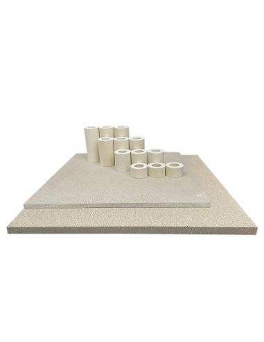 KIT D'ENFOURNEMENT N° 6 ( 2 PLAQUES 400X370 ET 1 LOT DE PILIERS)