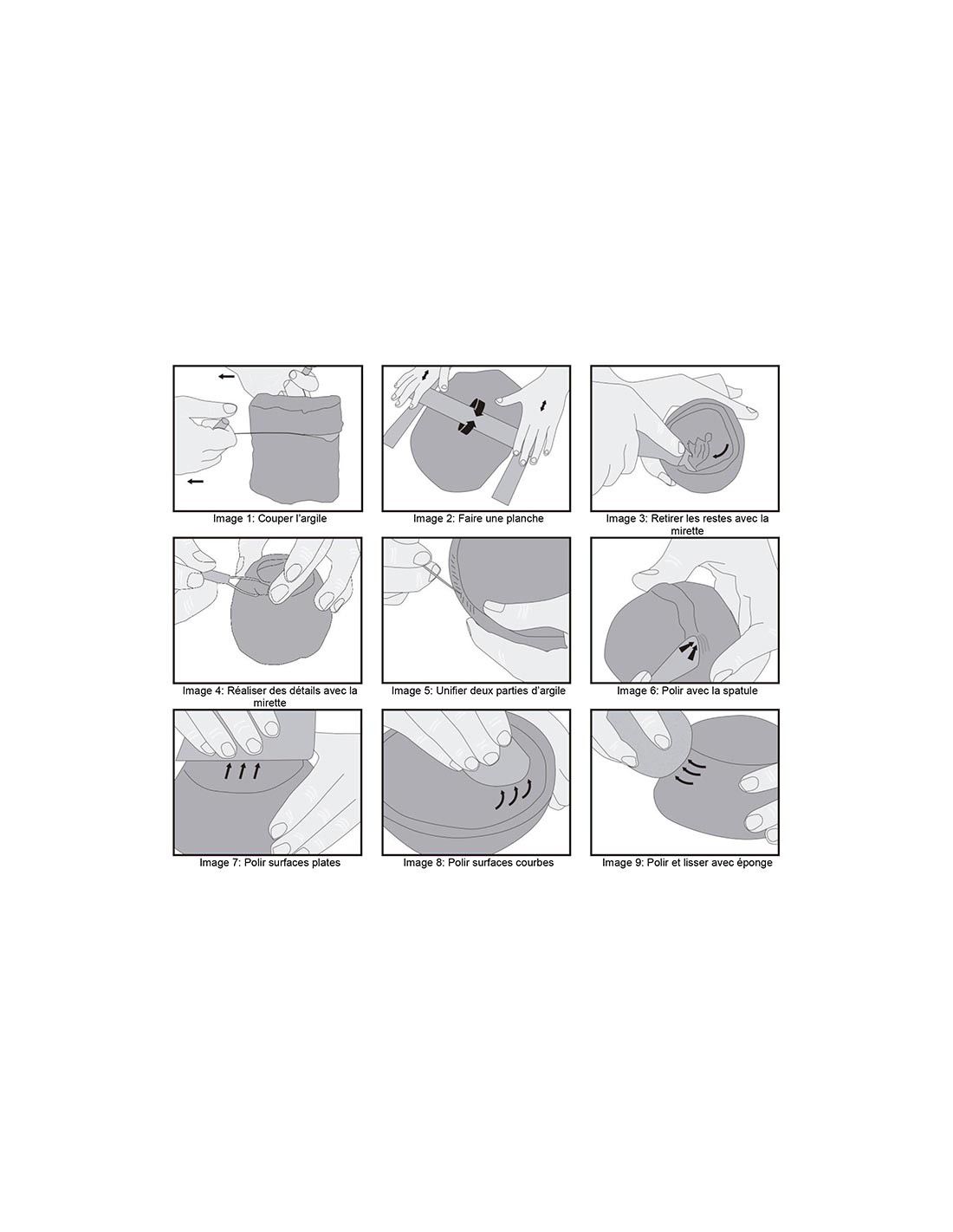 Argile blanche auto-durcissante - SiO2 - Nos Terres Auto-durcissantes -  Peter Lavem