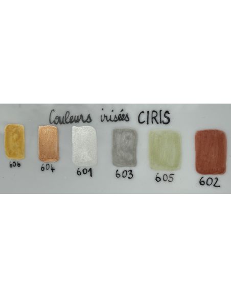 PALETTE OXYDE ROUGE CIRIS COULEURS IRISEES N°4 - AQUAR4