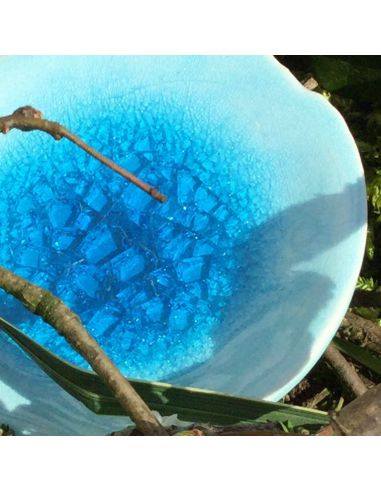 BO9352 Émail faïence Turquoise craquelé |BOTZ