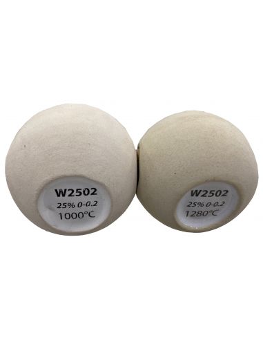 GRES BLANC CHAMOTTE 25 % 0.02 - W2502 