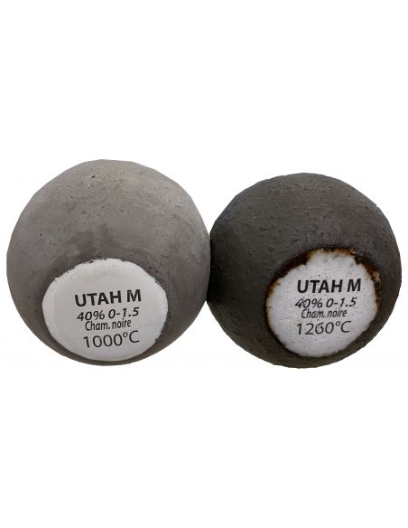 GRES NOIR CHAMOTTE 0-1.5 - UTAH MOY
